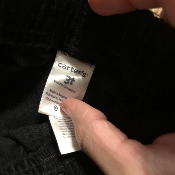 Black corduroy pants - Picture 2 of 3